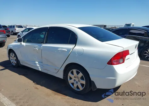 2007 Honda Civic Lx z USA, uszkodzony, nr VIN 1HGFA16537L051387